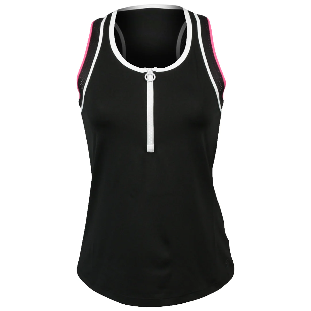 Sofibella Women's Amore Mio Racerback Tank - Black