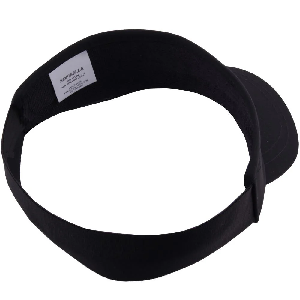 Sofibella Women's Elastic Visor - Black - Image 2
