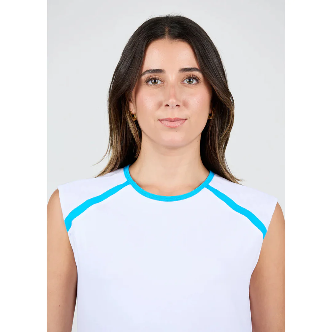 Sofibella Women's Electric Whites Sleeveless Tee - White - Image 4