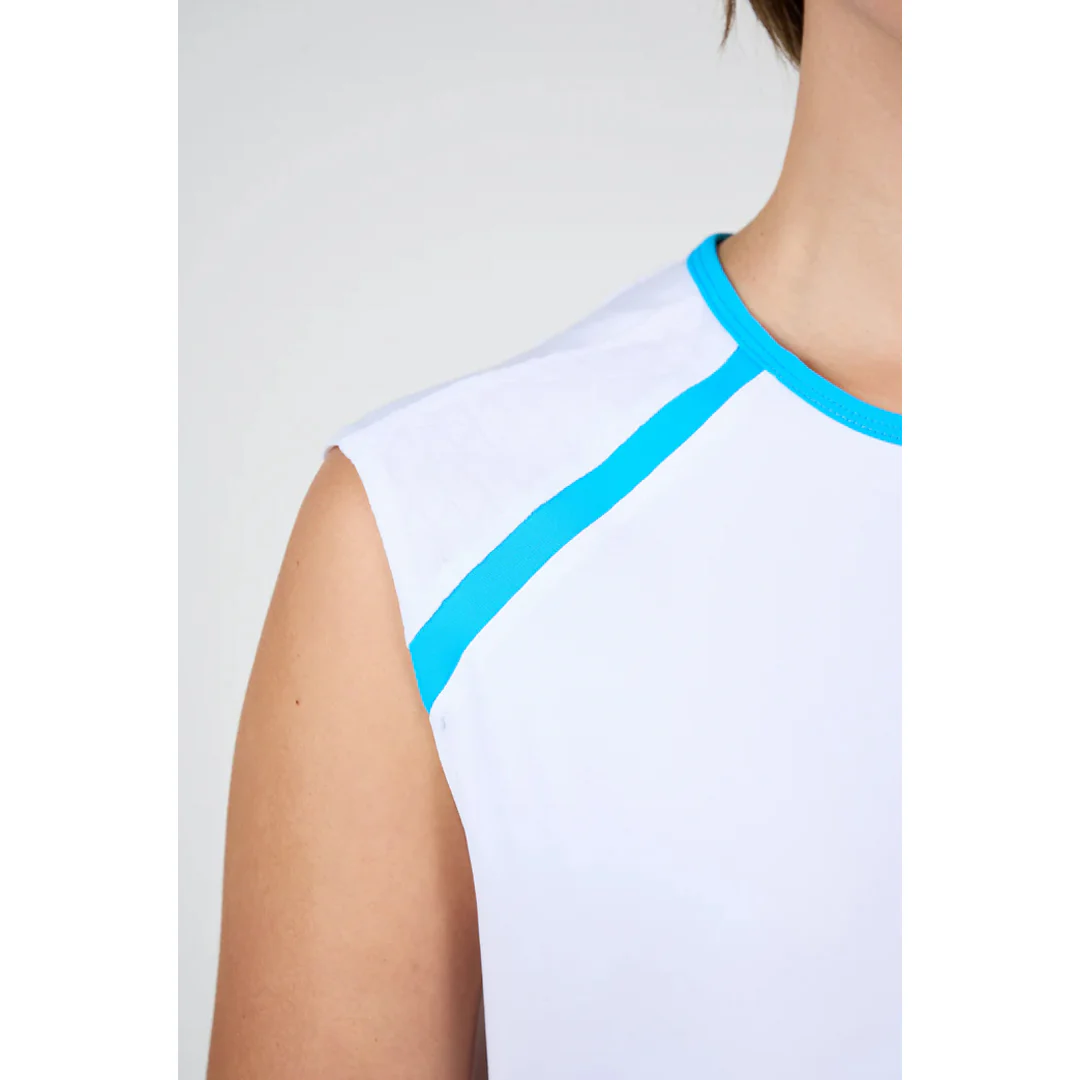 Sofibella Women's Electric Whites Sleeveless Tee - White - Image 6