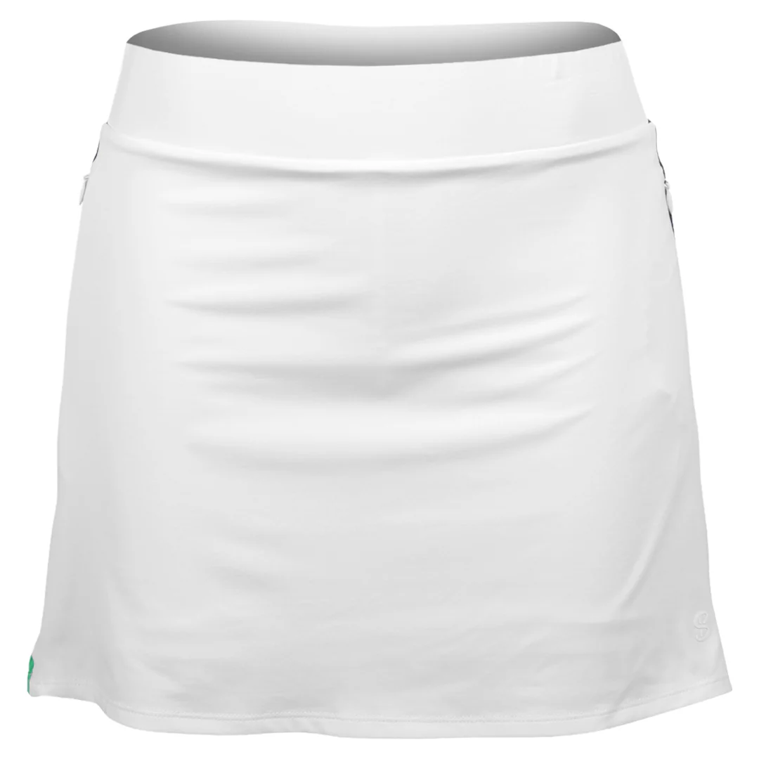 Sofibella Women's Green Spirit 15" Skort - White