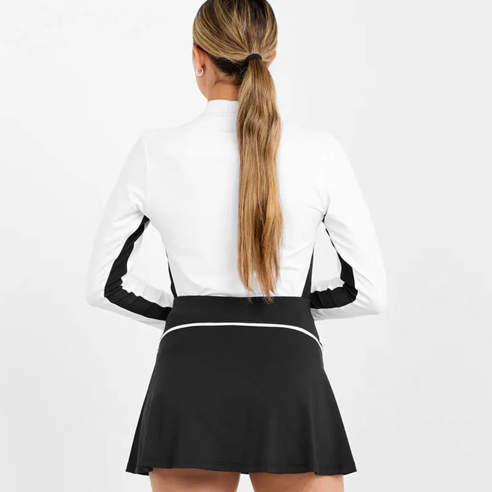 Sofibella Women's Monochrome 14" High Waist Skirt - Black/White - Image 6