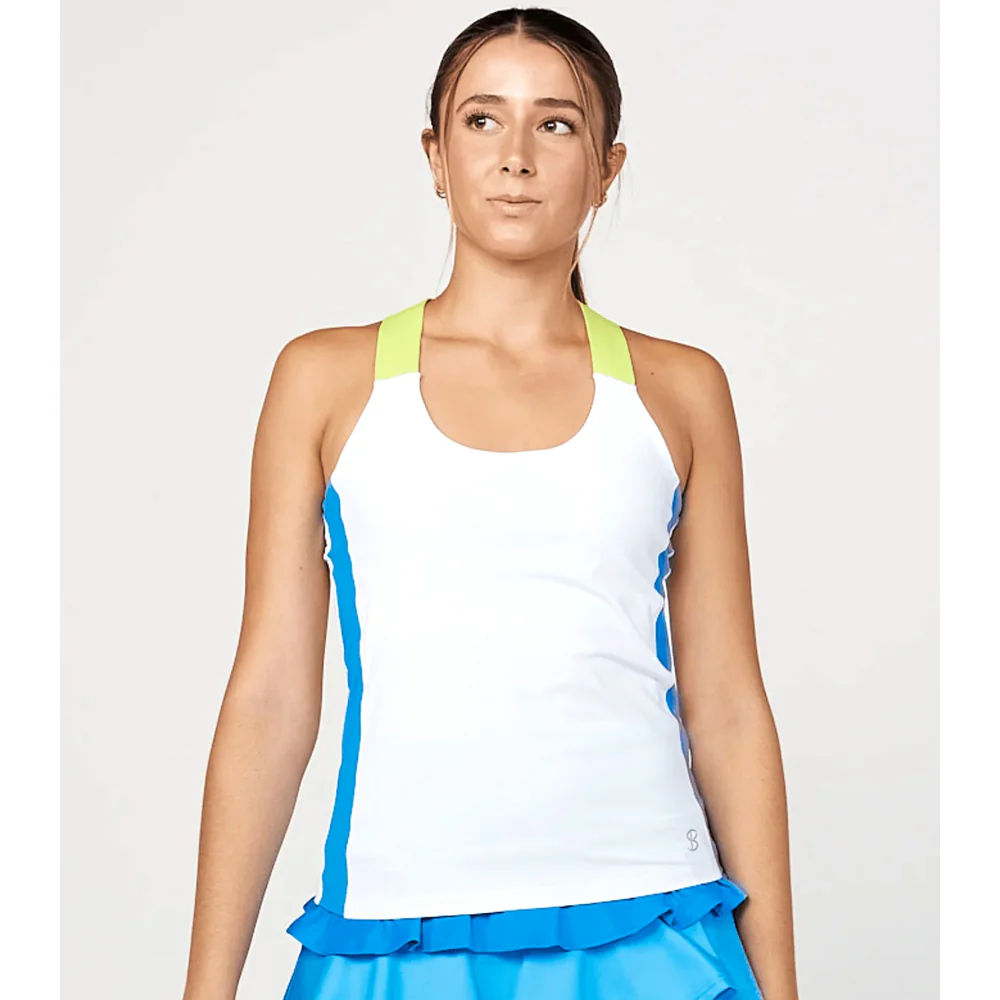 Sofibella Women's New Wave Racerback Tank - New Wave - Image 3