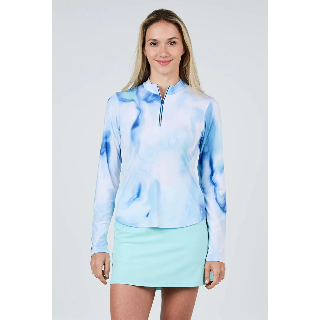 Sofibella Women's Perfect Storm 1/4 Zip Longsleeve - Diadem - Image 3