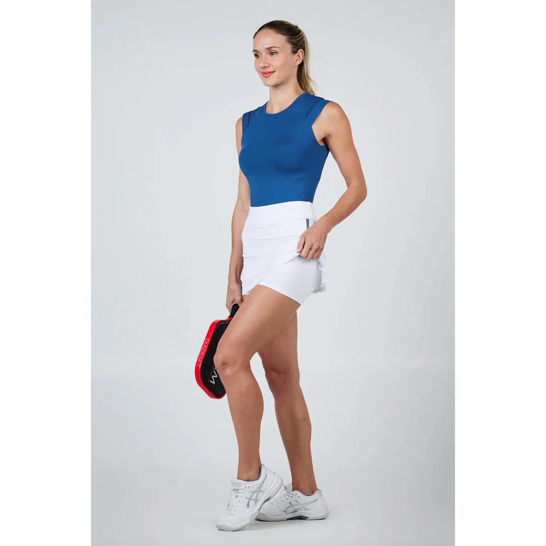 Sofibella Women's Perfect Storm 13" Skort - White - Image 6