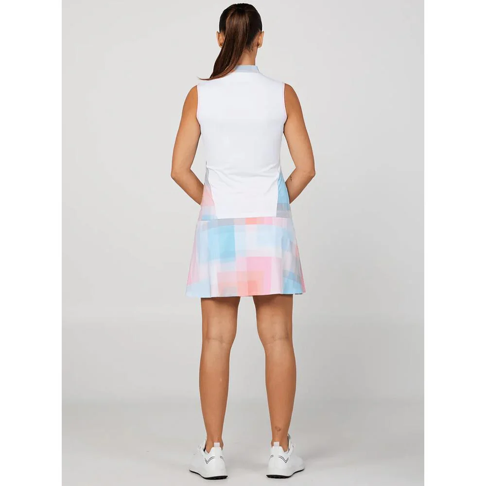 Sofibella Women's Shades of Pink Sleeveless Top - White/Multi - Image 4