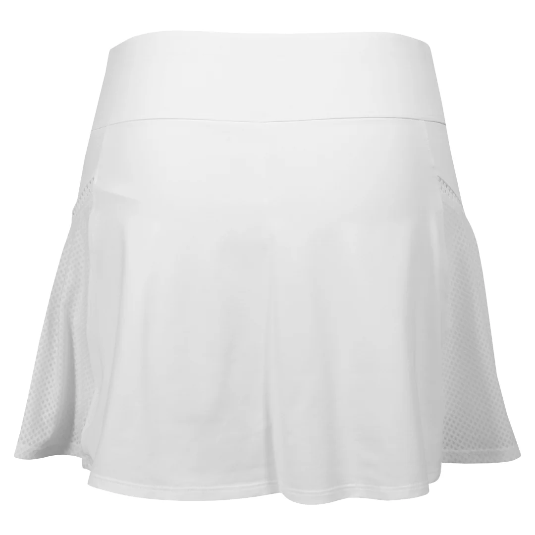 Sofibella Women's Trés Blanc 14" Trellis Trim Skort - White - Image 2