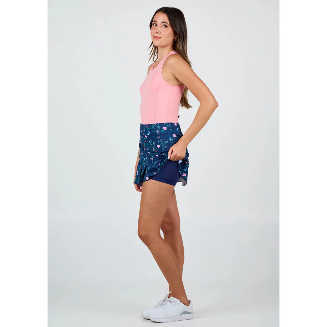 Sofibella Women's UV Colors 14" Skort - Floral Bliss - Image 5