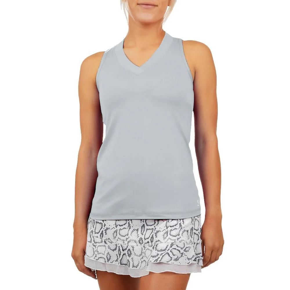 Sofibella Women's UV Colors Athletic Racerback Tank - Stone - Image 3
