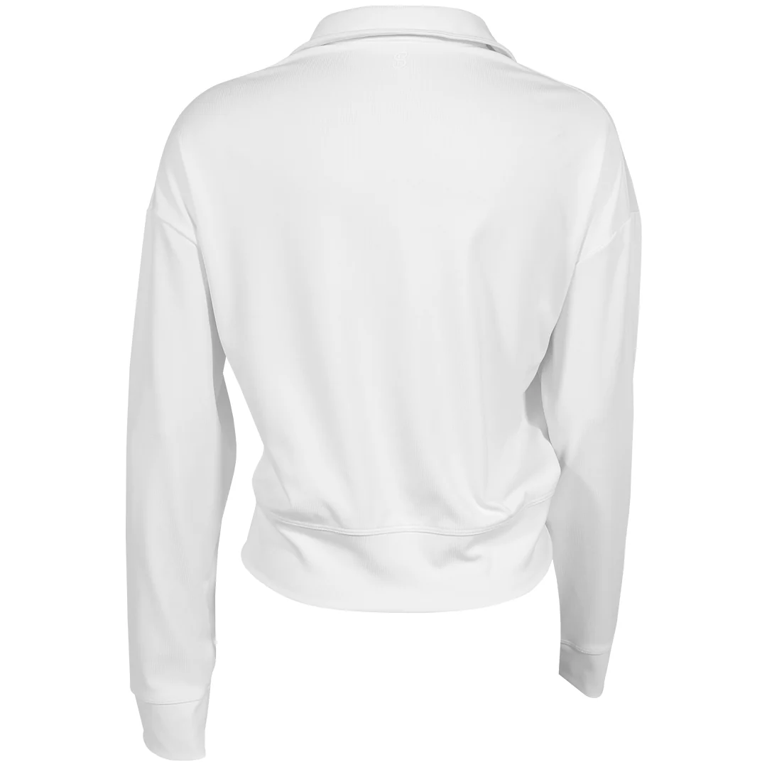 Sofibella Women's UV Staples 1/4 Pullover - White - Image 2