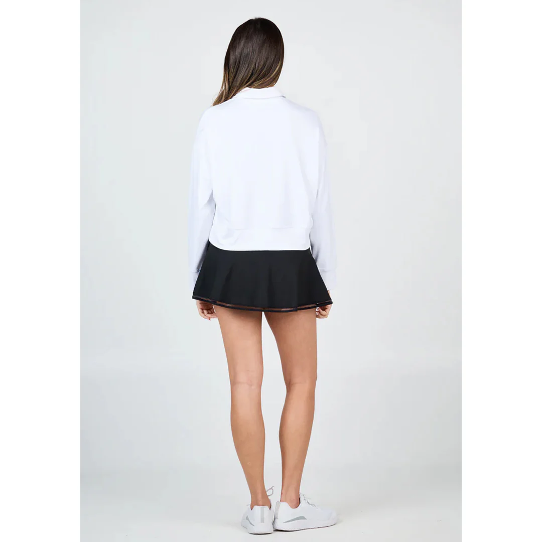Sofibella Women's UV Staples 1/4 Pullover - White - Image 4