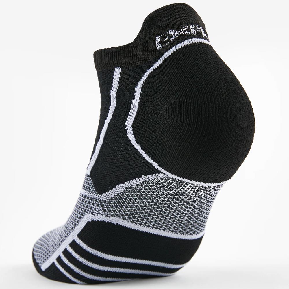 Thorlo Experia Prolite Ultra-Light Cushion No-Show Socks - Black/White - Image 2