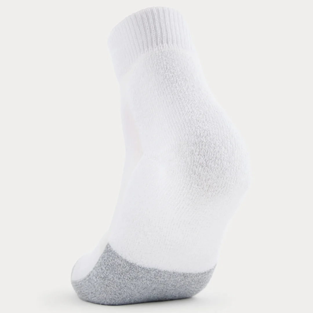 Thorlo Light Cushion Low-Cut Socks - White/Grey - Image 3
