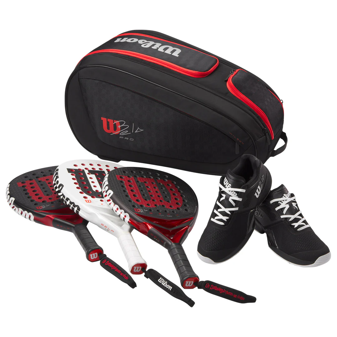Wilson Bela Pro v3 Padel Bag - Black/Red - Image 4