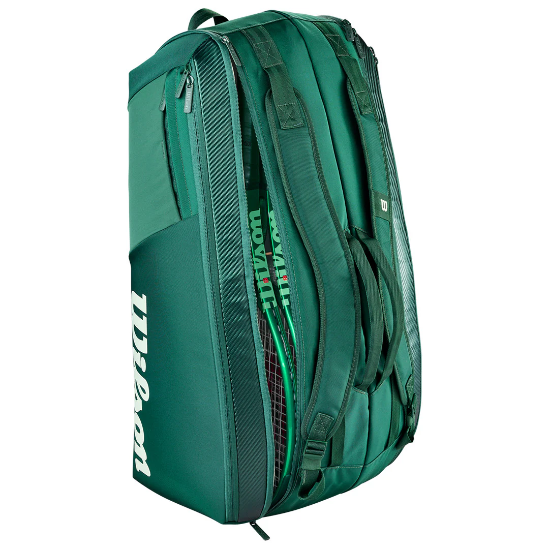 Wilson Blade v10 Super Tour 9 Pack - Championship Green - Image 3