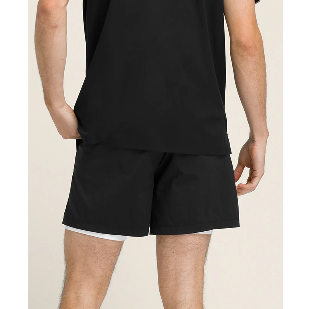 Wilson Men's Tennis Volley Unlined 6" Short - Black - Image 5