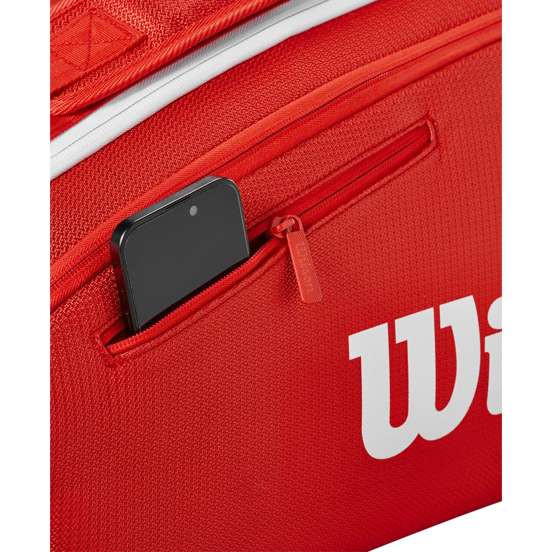Wilson Super Tour 15 Pack 2025 - Red - Image 7