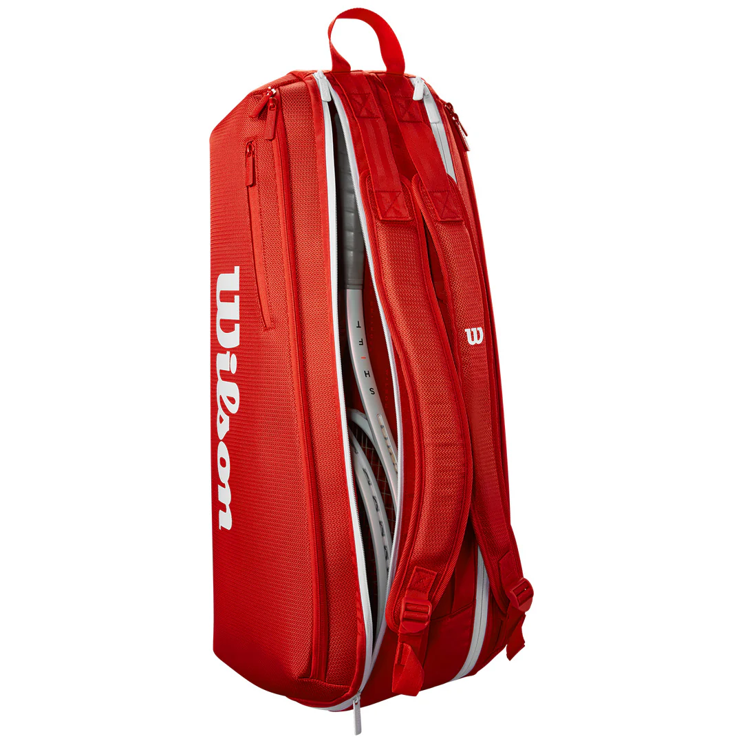 Wilson Super Tour 6 Pack 2025 - Red - Image 4