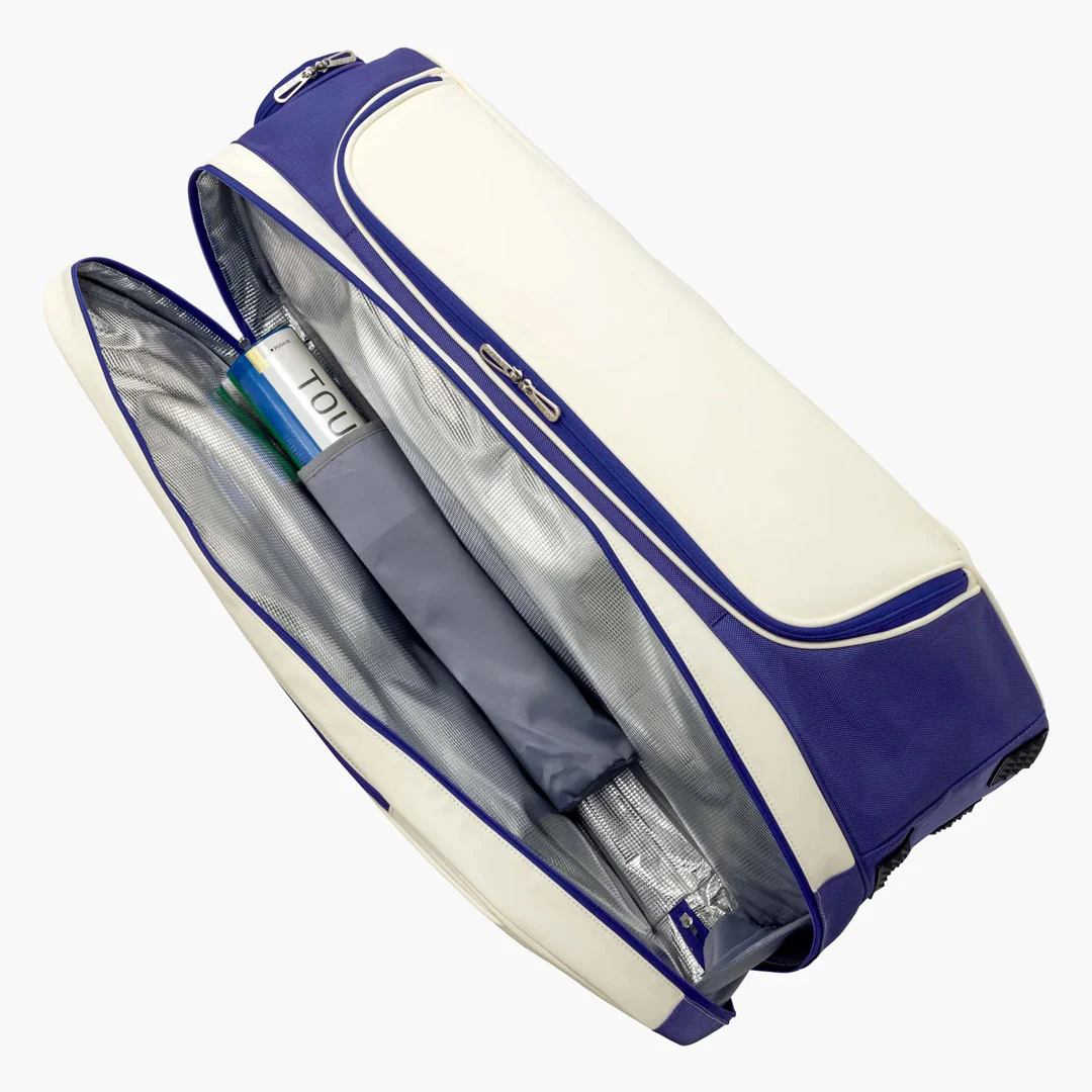 Yonex Expert Racquet Bag 6 Pack - White/Deep Blue - Image 3
