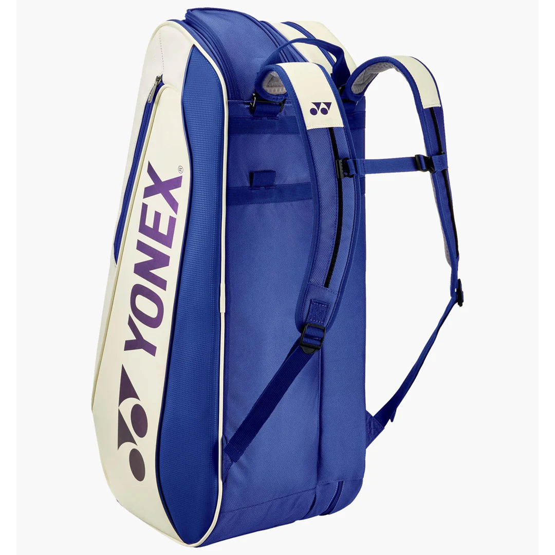 Yonex Expert Racquet Bag 6 Pack - White/Deep Blue - Image 4