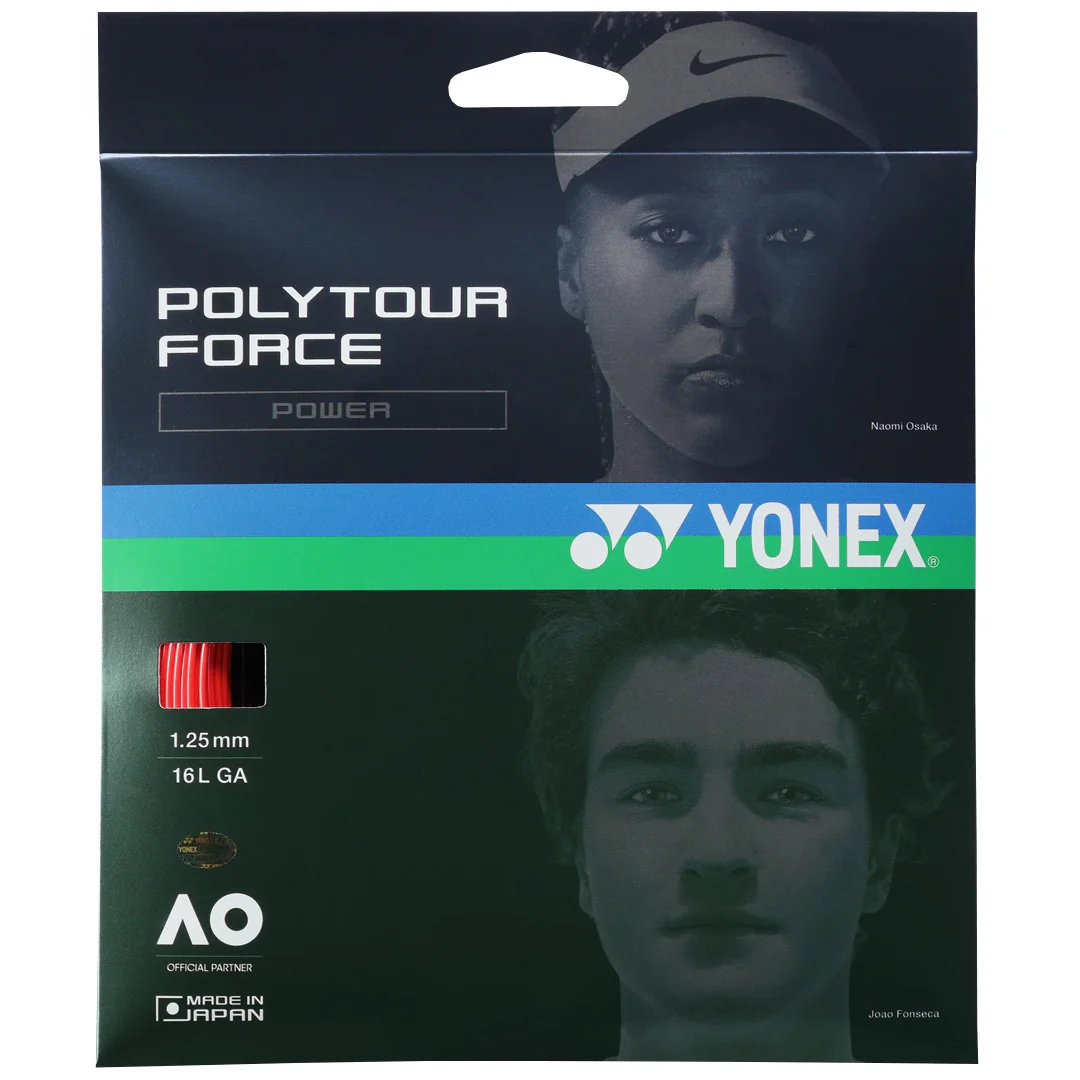 Yonex Poly Tour Force - Red - String Set