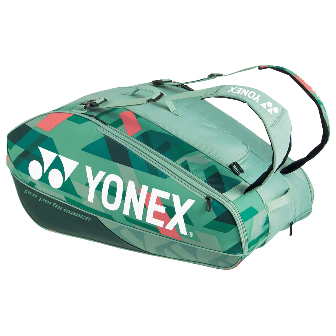 Yonex Pro Racquet Bag 12 Pack - Olive Green - Image 2
