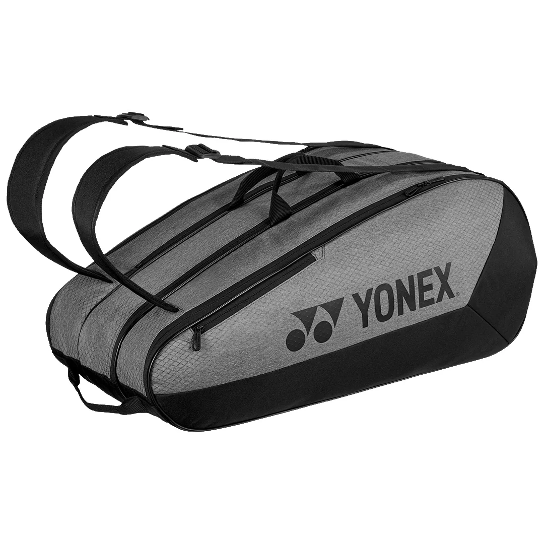 Yonex Team Racquet Bag 9 Pack - Grey/Black