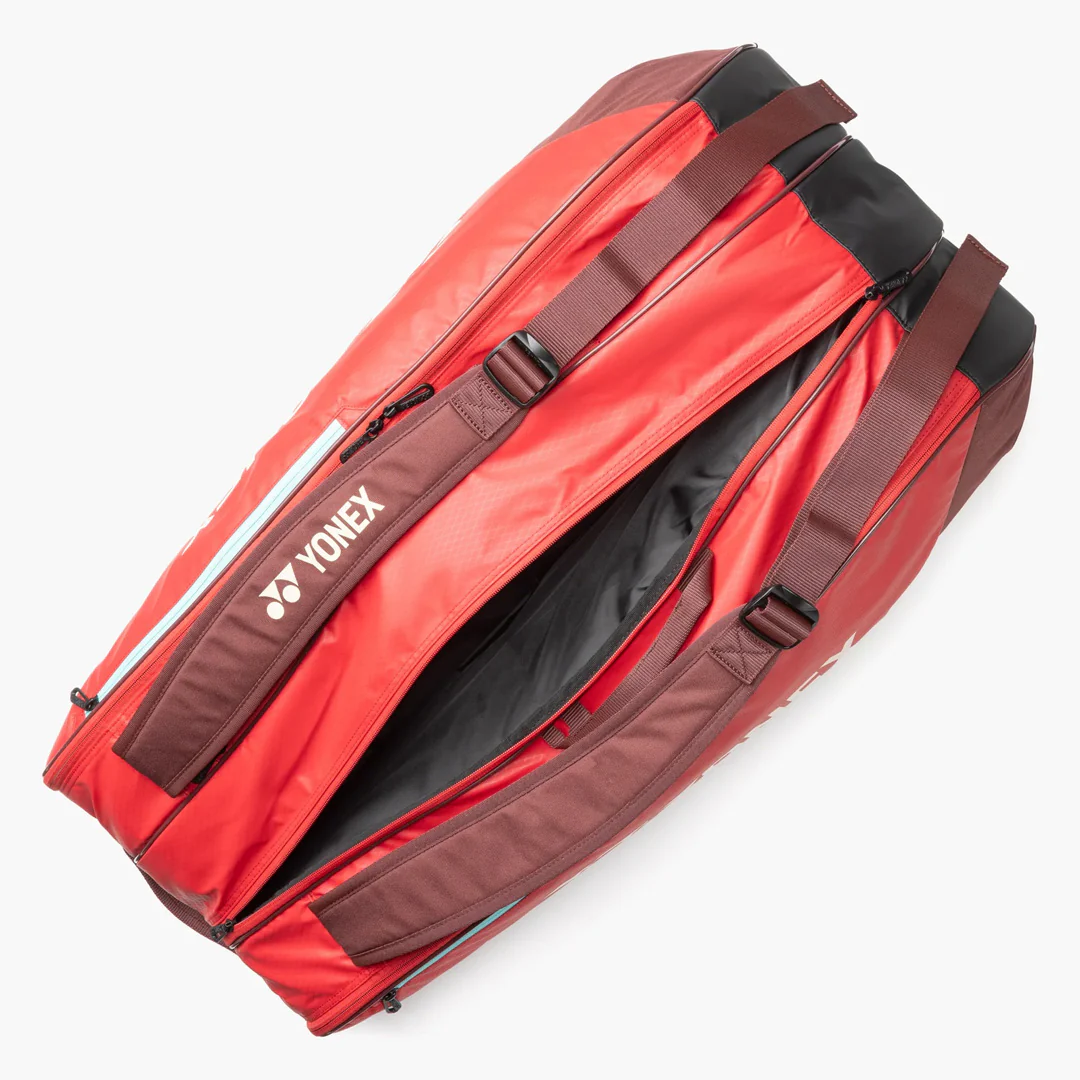 Yonex Team Racquet Bag 9 Pack - Ruby Red - Image 4